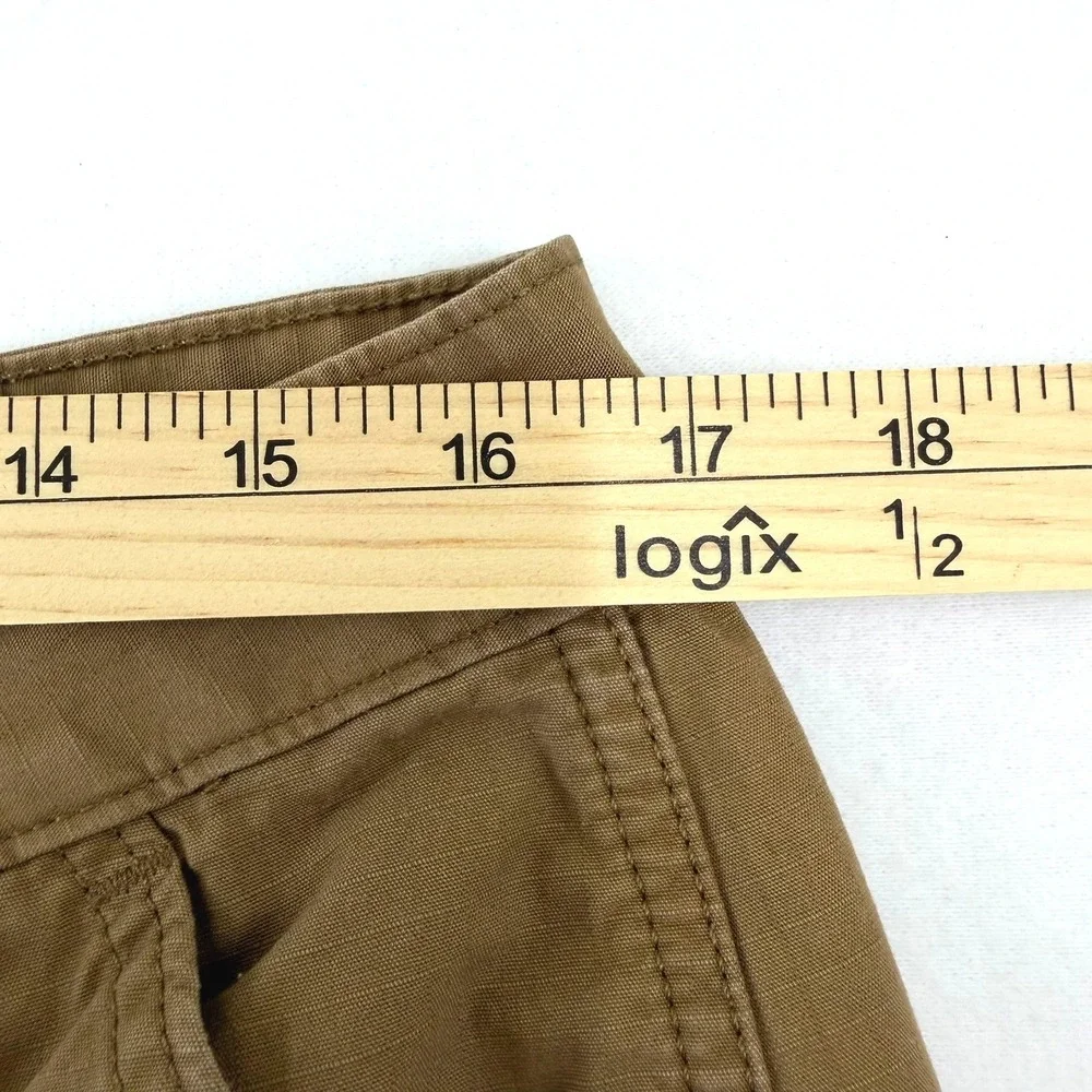 Levis Mens Brown Ripstop Cargo Shorts Size 34 Utility Workwear Casual Brown